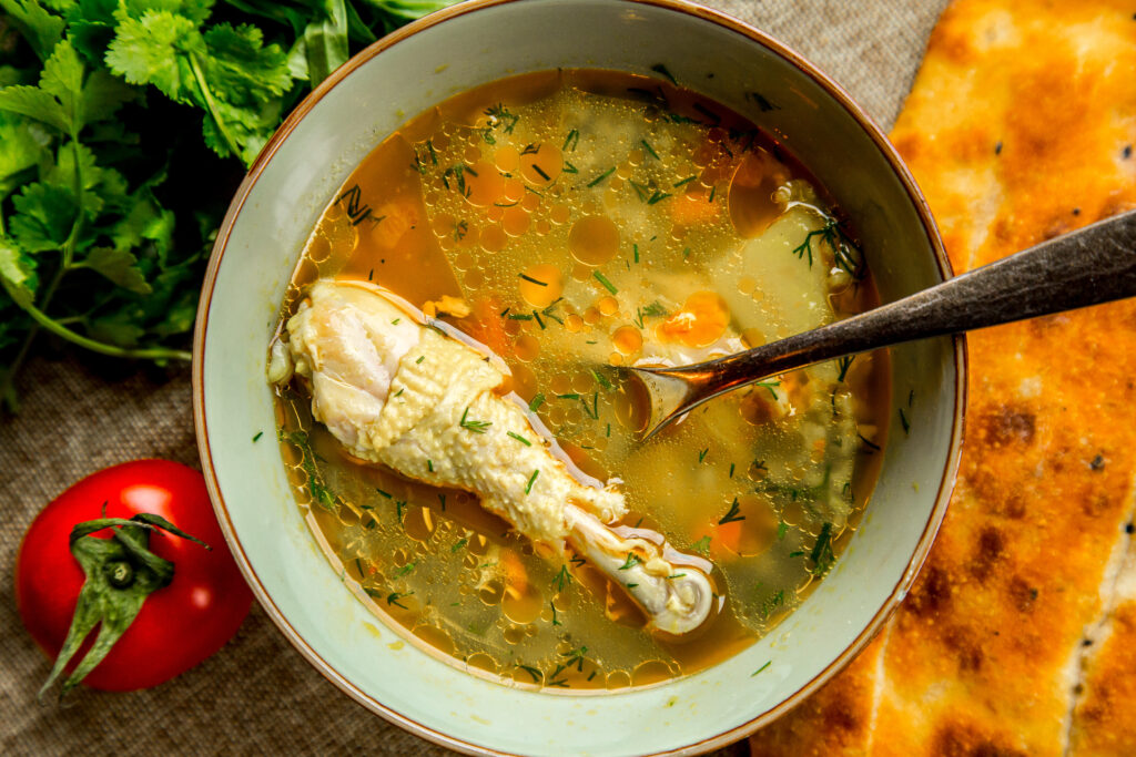 Rotisserie Chicken Broth